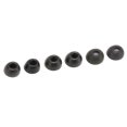 thumbnail image 5 of uds almohadillas para los oídos de repuesto aislamiento de ruido almohadillas para los oídos de espuma de rebote lento suave para auriculares IOS Pro negro, 5 of 5