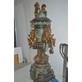 thumbnail image 4 of Nifao Seven Feet Tall Tiered Pond – Outdoor Bronze Fountain, Garden Water Feature, 46"L x 46"W x 84"H, 4 of 11