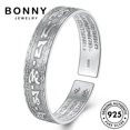thumbnail image 4 of BONNY Joyería Plata Simple Original Diamante Pulsera 925 Mujer Moissanite M057, 4 of 4