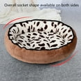 thumbnail image 4 of Specollect Clearance 1Pcs Small Dog Bed for Small Dogs,Cat Beds for Indoor Cats Washable,Oval Orthopedic Dog Bed,Warming Soft Calming Sleeping Puppy Bed Durable Pet Bed with Anti-Slip Bottom, 4 of 5
