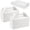25pcs, 9.5x5x5 inch, variant on Gable Boxes For Party Favor  9.5 X 5 5 Inches 25 Pack Large Box With Handles White Gift GooBirthday Wedding Shower Lunch