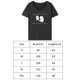thumbnail image 5 of Camiseta con cuello redondo y letras de animales de dibujos animados para mujer, para senderismo, senderismo, calle M Yuyangstore Camiseta para mujer, 5 of 8