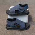 thumbnail image 2 of WUANDIXFA Camo Sandals for Boys Breathable Stylish Toddler Boys Water Shoes (Blue, 2), 2 of 5