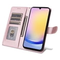 thumbnail image 5 of JTCASES Compatible with Samsung Galaxy A25 5G 6.5 inch Case Wallet Flip Folio Case [Kickstand] with RFID Blocking Card Holders [Shockproof] and Wrist Strap Cover for Men Women Girls, Rosegold, 5 of 12