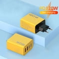 thumbnail image 2 of Cargador USB Total 120W adaptador de carga de teléfono móvil de carga rápida para iPhone Samsung Xiaomi Huawei QC 3,0 cargador de pared PD tipo C, 2 of 5