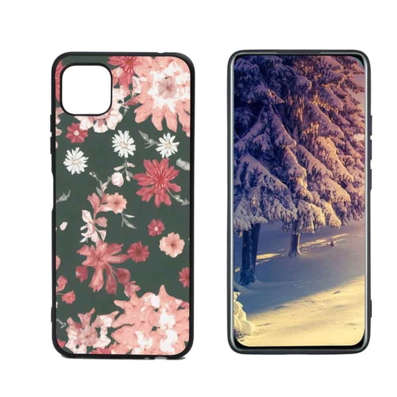 Compatible with Boost Mobile Celero 5G Phone Case, Floral-22 Case Men Women, Flexible Silicone Shockproof Case for Boost Mobile Celero 5G