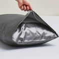 thumbnail image 3 of AUQ Pillow Covers Envelope Style Silk Pillowcase for Sleeping Women Skin-Friendly Mulberry Silk pillowcase Light Gray, 3 of 4