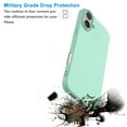 thumbnail image 2 of For Apple iphone 17 Case, Liquid Silicone Cell Phone Case for iphone 17, Ebizware Shockproof Full-Body Protective Rugged Rubber Ultra Slim Cover with Microfiber Lining - Mint, 2 of 9