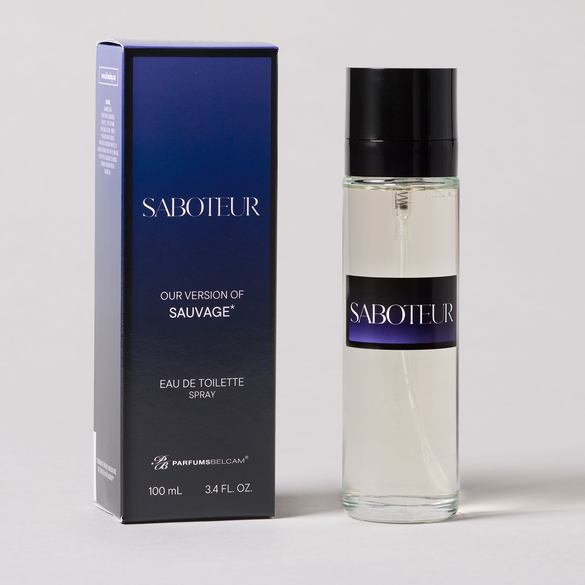 ParfumsBelcam Saboteur Eau de Toilette, Cologne for Men, 3.4 fl oz