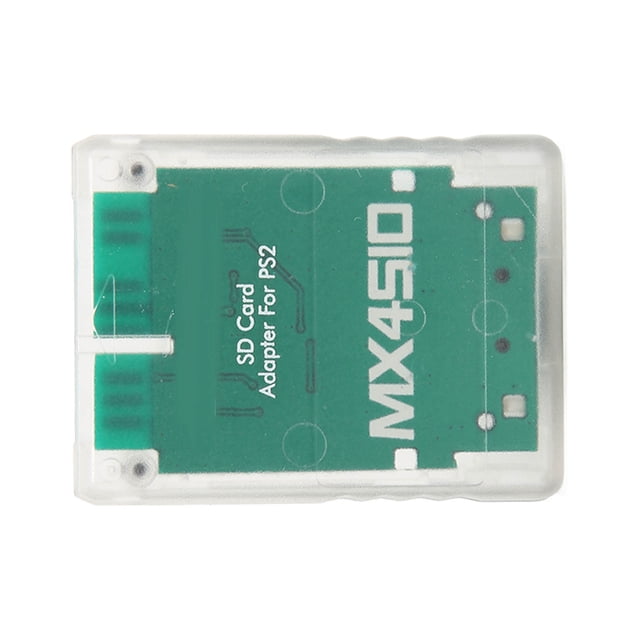 MX4SIO, Card, MX4SIO SIO2 Memory Card Adapter Hand Made Stable Replacement Memory Card Reader for Transparent Blue
