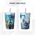 thumbnail image 3 of Ninjago Thermos Cup Portable Insulated Water Bottles 12OZ Conical Thermos With Straw Unisex Stainless Steel Coffee Mug, 3 of 6
