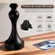 thumbnail image 4 of Juego de 2 lámparas táctiles para mesita de noche - Lámparas de cabecera, 3 formas de atenuación, USB C+A para dormitorio y mesas auxiliares (bombillas LED incluidas), 4 of 10