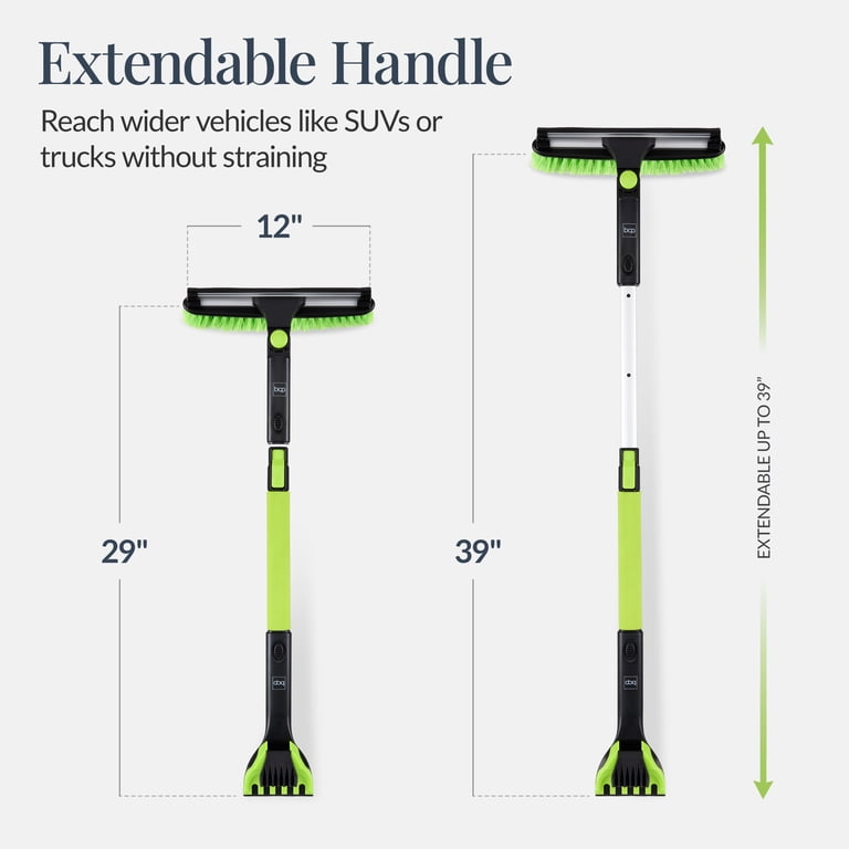 Extendable Snow Brush with Ice Scraper and Squeegee photo 2
