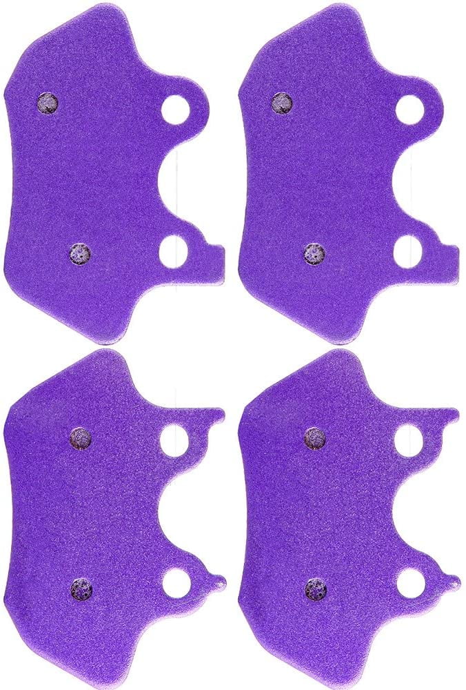 ECCPP Brake Pads For Honda Motorcycles - Carbon Fiber Front & Rear Pads | Fit CB750F, Goldwing, Interceptor Models