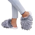 thumbnail image 5 of Willtoo Womens Closed Toe Fuzzy Slippers Fluffy Plush Slippers Cozy Non Slip Soft Sole Warm Indoor House Walking Shoes, 5 of 5