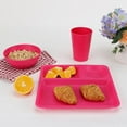 thumbnail image 2 of Mainstays Kids Pink Polypropylene Round Bowl 5.5 Inch 1pc, 2 of 5