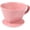 Pink, variant on Pour Over Coffee Dripper, Ceramic Pour Over Coffee Maker with 3 Holes Flat Bottom, Easy Manual Brew Maker, Porcelain Slow Filter Cone for Travel, Camping, Office, Home, Green