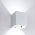 thumbnail image 3 of Lámpara de pared LED para exteriores, de aluminio, para balcón, montaje en superficie, cubo, jardín, porche, luz para interior y exterior, IP65, resistente al agua, bombillas modernas, 3 of 4