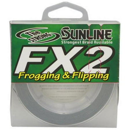 UPC: 0881879073551 | Sunline 63039846 FX2 Braid Fishing Line Fishing Line Dk Green 300 Yards 50 lb 8 Strand