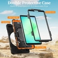 thumbnail image 3 of Funda para Samsung Galaxy Tab A11 de 8,7 pulgadas (2025) y Galaxy Tab A9 de 8,7 pulgadas (2023),funda protectora infantil a prueba de golpes con portalápices, correa de mano giratoria de 360 ​​grados, 3 of 9