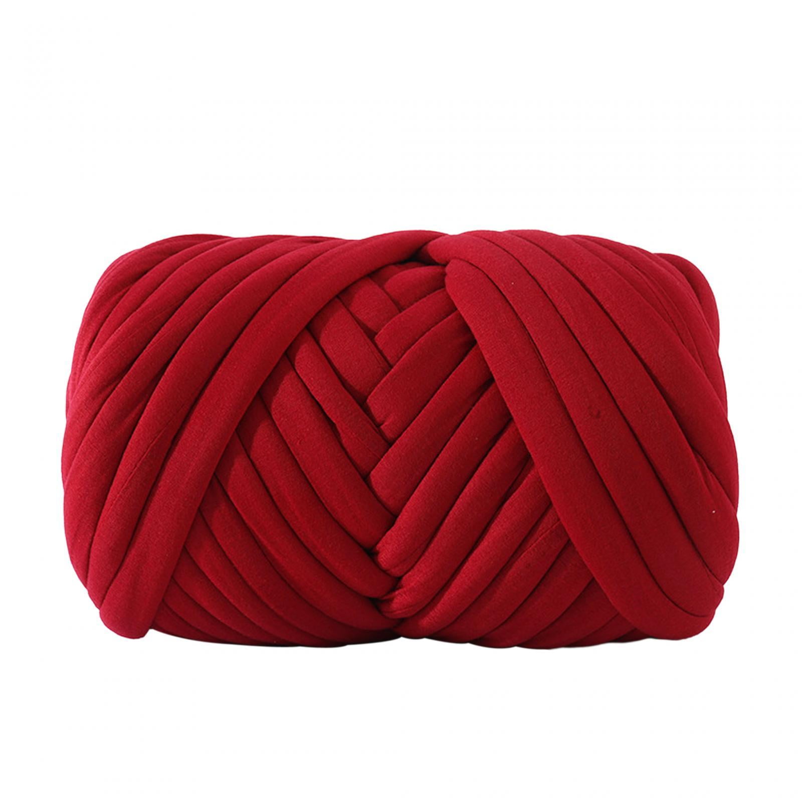 Chunky Wool Yarn Arm Knitting Yarns Soft Weight Yarn for Weaving Scarf Pillow Red Walmart