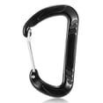 thumbnail image 3 of Amdohai 4pcs 12KN Wiregate Carabiner Snag Free Carabiner Steel Spring Clip Lightweight Hammock Swing Clip Equipment, 3 of 7