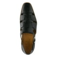 thumbnail image 6 of LIBERTYZENO Mens Fisherman Lizard Print Genuine Leather Buckle Closure Casual Closed Toe Sandals Adam Black 13, 6 of 9