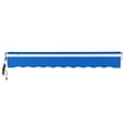 thumbnail image 4 of Awntech 16' x 10' Maui Left Motor Left Motorized Patio Retractable Awning, Bright Blue, 4 of 6