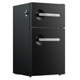thumbnail image 3 of Frigidaire 3.1 Cu. ft. Compact Refrigerator with Freezer Compartment, 2-Door Retro Fridge with Built-in Side Bottle Opener, Black, 3 of 6