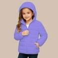 thumbnail image 5 of XIMIN Kids Coat Girls Boys Warm Quilted Puffer Jacket Travel Jackets Lightweight Long Sleeve Packable Fall Winter Outerwear Coats Cozy Tween Trendy Clothes, 5 of 9