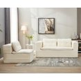 thumbnail image 5 of New Multi Functional Sectional Sofa Bed with Independent Chaise Lounge and Functional Blanket,Plush Corduroy Sofa Couch,Convertible Sofa Bed,80" King Size Bed,Deep Seat Fluffy Sofa,Beige, 5 of 9