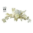 thumbnail image 1 of PENGXIANG Artificial Flower Swag with 2 clips for Wedding Welcome Sign Floral Decoration 23.6*9.8 Inch, 1 of 6