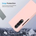thumbnail image 5 of Compatible with Samsung Galaxy Z Fold 4 5G Case Shockproof Silicone Soft Cover for Girls Women -Light Pink, 5 of 12