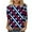 Dark Blue, variant on DailyTrove Women's Long Sleeve American Flag Ombre T-Shirt - Casual Loose Top, Chic for Cooler Days & Patriotic Events