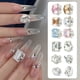 thumbnail image 2 of 10Pack Rhinestones 3D Nail Art Crystal Rhinestones Nail Tips Decorations Crystal 3D Nails Charm Manicure for Women, 2 of 4