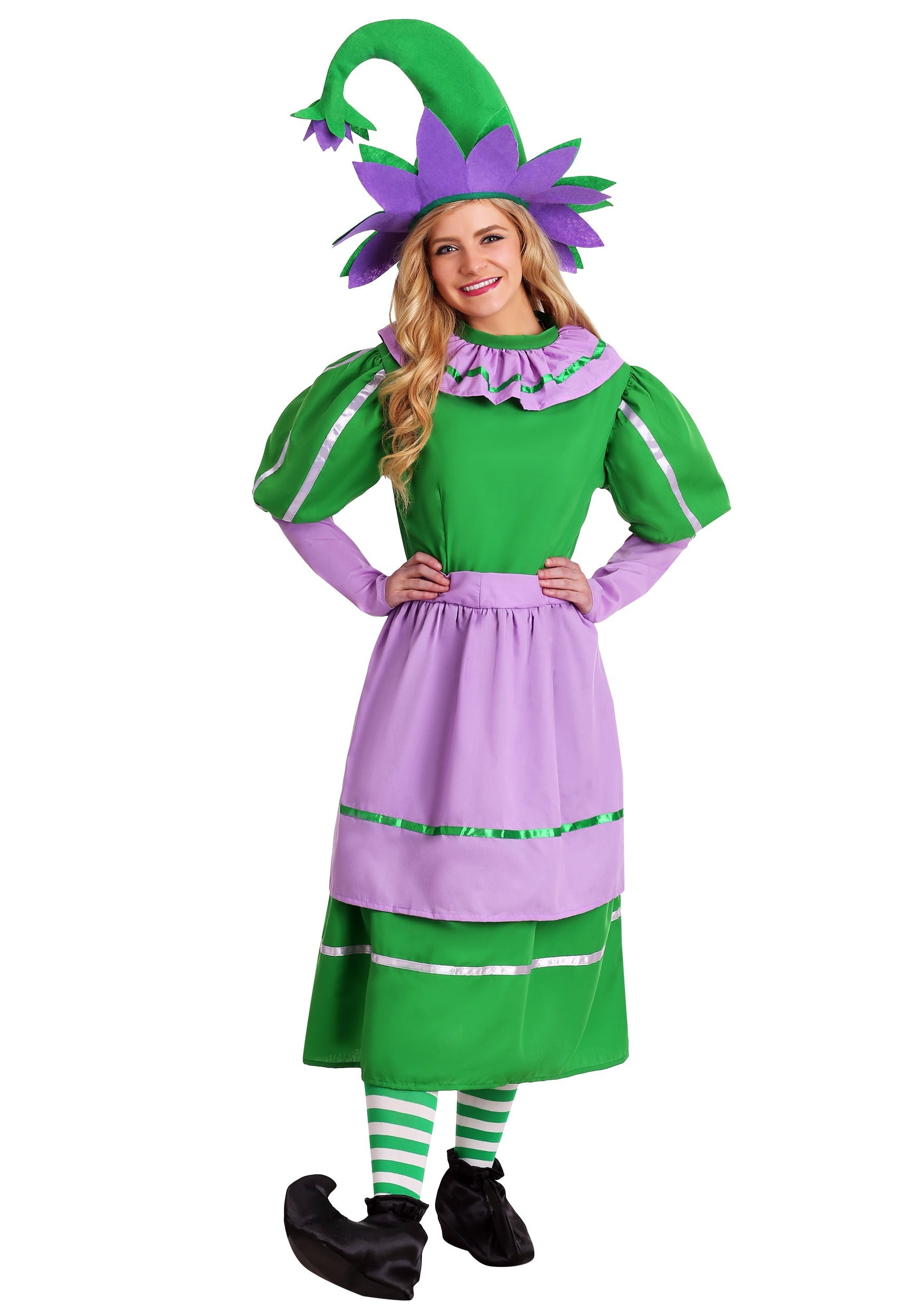 This is a Plus Size Munchkin Girl Costume.
