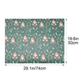 thumbnail image 3 of Vintage Christmas Wrapping Paper, 29 x20 In Heavyweight Holiday Gift Wrap with Santa & Xmas Tree Designs, Tear-Resistant Paper for Holiday Presents, 3 of 6