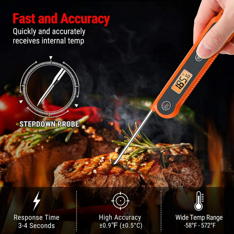 ThermoPro Waterproof Digital Instant Read Meat Thermometer Food