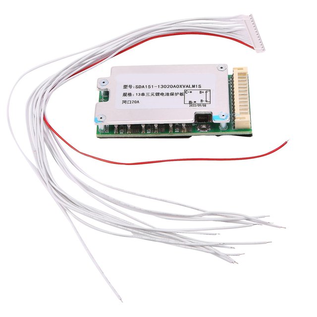 - Tablero de protección de batería de litio Sda151 13s 48v 20a Batería de bicicleta eléctrica Bms Board Ebike Batt Hy