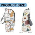thumbnail image 3 of Clearance! Denhf Baby Bottle Cooler Tote Bags, Insulated Breast Milk Cooler Bag with Hand Strap and Zipper, Portable Nursing Bottle Warmer Bag for Nursing, Baby Bottle Travel Bag, 8.7 Inch, 3 of 9
