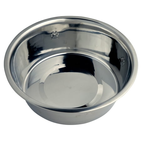 Adjustable Dog Bowl - Vibrant Life Stainless Steel Dog Bowl with Paws, X-Large