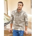 thumbnail image 5 of COOFANDY Men's Casual Knit Pullover Sweatshirt Slim Fit Thermal Winter Sweater, 5 of 20