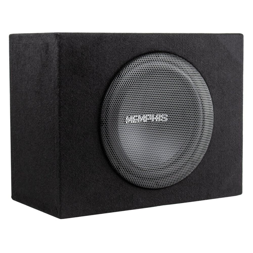 Memphis Audio 10" Loaded Enclosure Powered Subwoofer Bass System Combo
