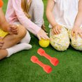 thumbnail image 4 of Phenofice 1 Pair Orange Rattle Shape Dumbbells for Toddlers Children Indoor Fitness Exercise, 4 of 7