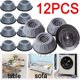 thumbnail image 1 of Almohadillas antivibración universales para lavadora, base de refrigerador, fijas y antideslizantes, 1/4/8/12 unidades, 1 of 8