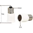 thumbnail image 2 of 10 piezas Adaptador E12 WEIHJMXG base de lámpara E12 a E14 convertidor, 2 of 4