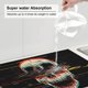 thumbnail image 5 of Fotbe Glitch Screaming Skull Alfombrilla de Secado para Cocina con Estampado, 18x24 Pulgadas, 5 of 7