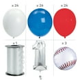thumbnail image 2 of First Birthday Baseball Balloon Bouquet Red, White & Blue - 77 Pc, 2 of 2