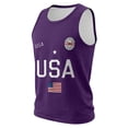 thumbnail image 5 of Dwelliawo Men's 250th Anniversary Tank Tops 4th Of July Usa 250th Anniversary Tank Top Graphic Sleeveless Pullover Casual Loose Fit Muscle Shirts Purple M, 5 of 5