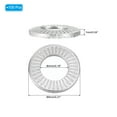 thumbnail image 2 of Rondelles Plates en Acier Inoxydable 304 M4x8mm Belleville Ressort Disque Rondelle Joint Métrique Conique 100 Pack, 2 of 7